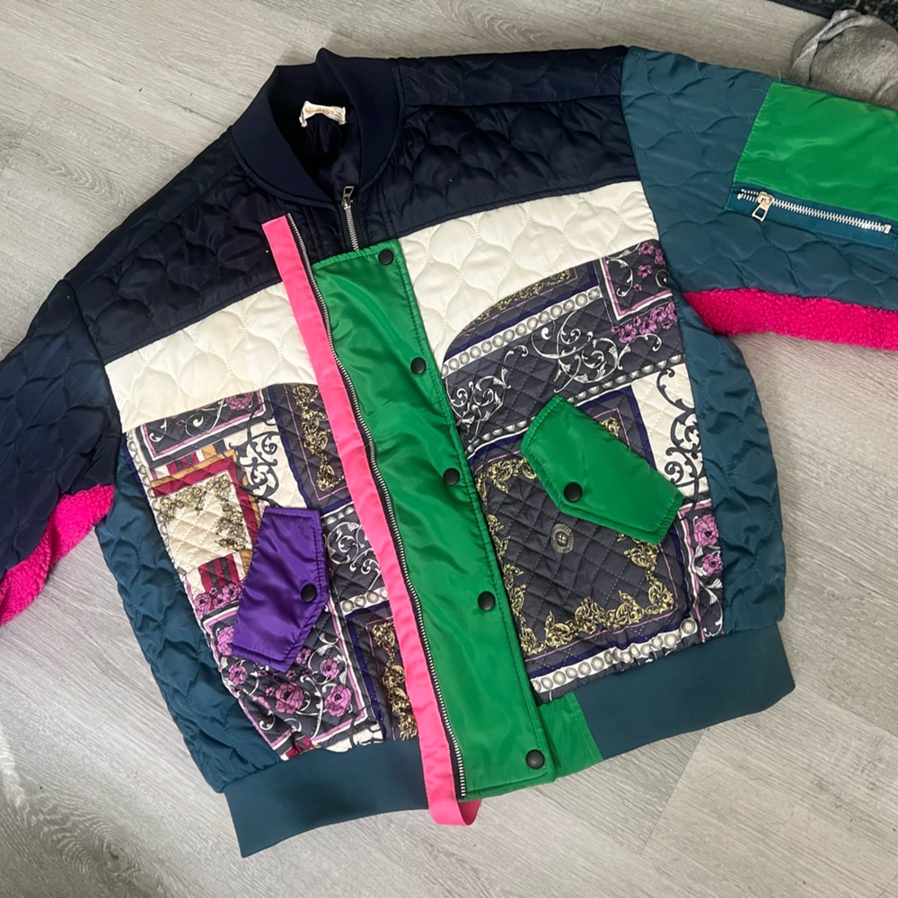 Vintage Girly Bomber Jacket